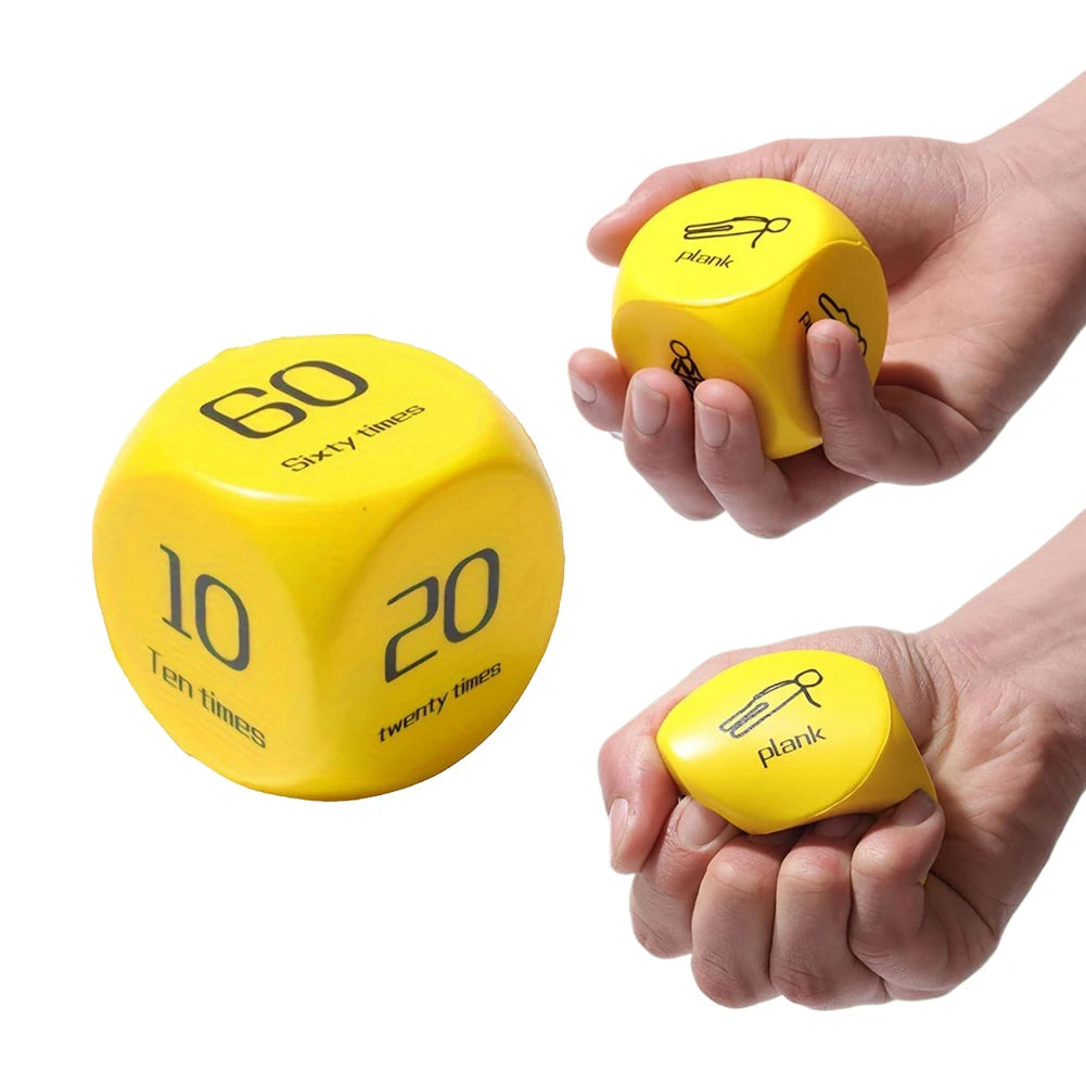 Fitness Dice: 2Pcs 6-Sided Workout Challenge Set ATHLEXES