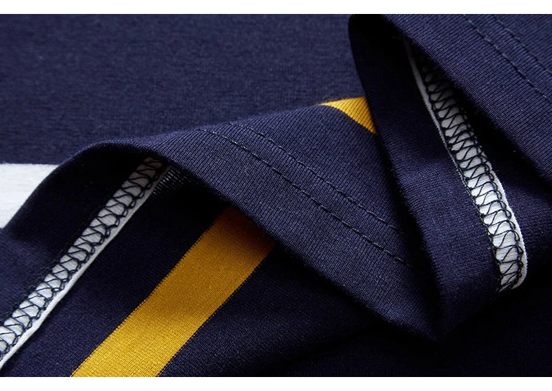 ChicStripe Menâ??s Embroidered Polo Shirt ATHLEXES