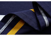 Elite Stripe Embroidered Long Sleeve Polo Shirt ATHLEXES