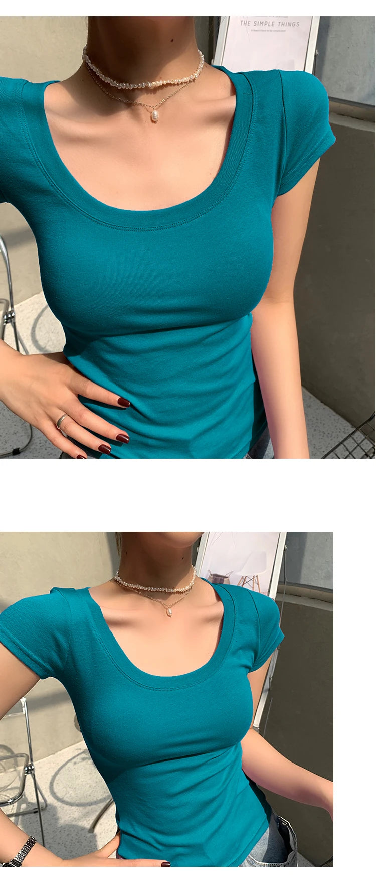 AOSSVIAO 100% Cotton Womenâ??s Slim Fit Tees ATHLEXES