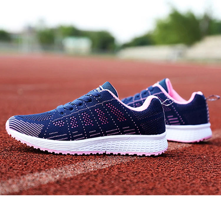 BreatheEasy Women's White Athletic Sneakers for Sport and Casual Wear ATHLEXES