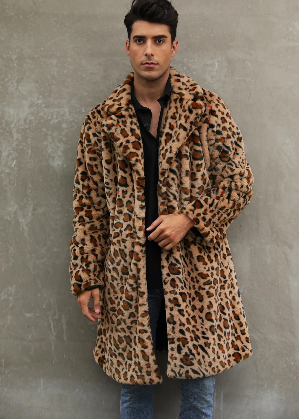 Faux Fur Leopard Coat ATHLEXES