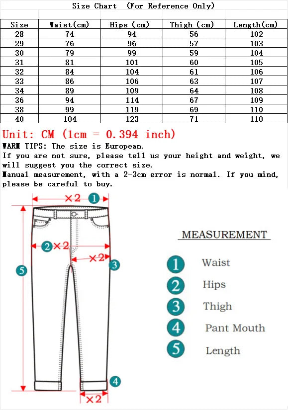 Classic Stretch Slim Fit Men's Denim Jeans ATHLEXES