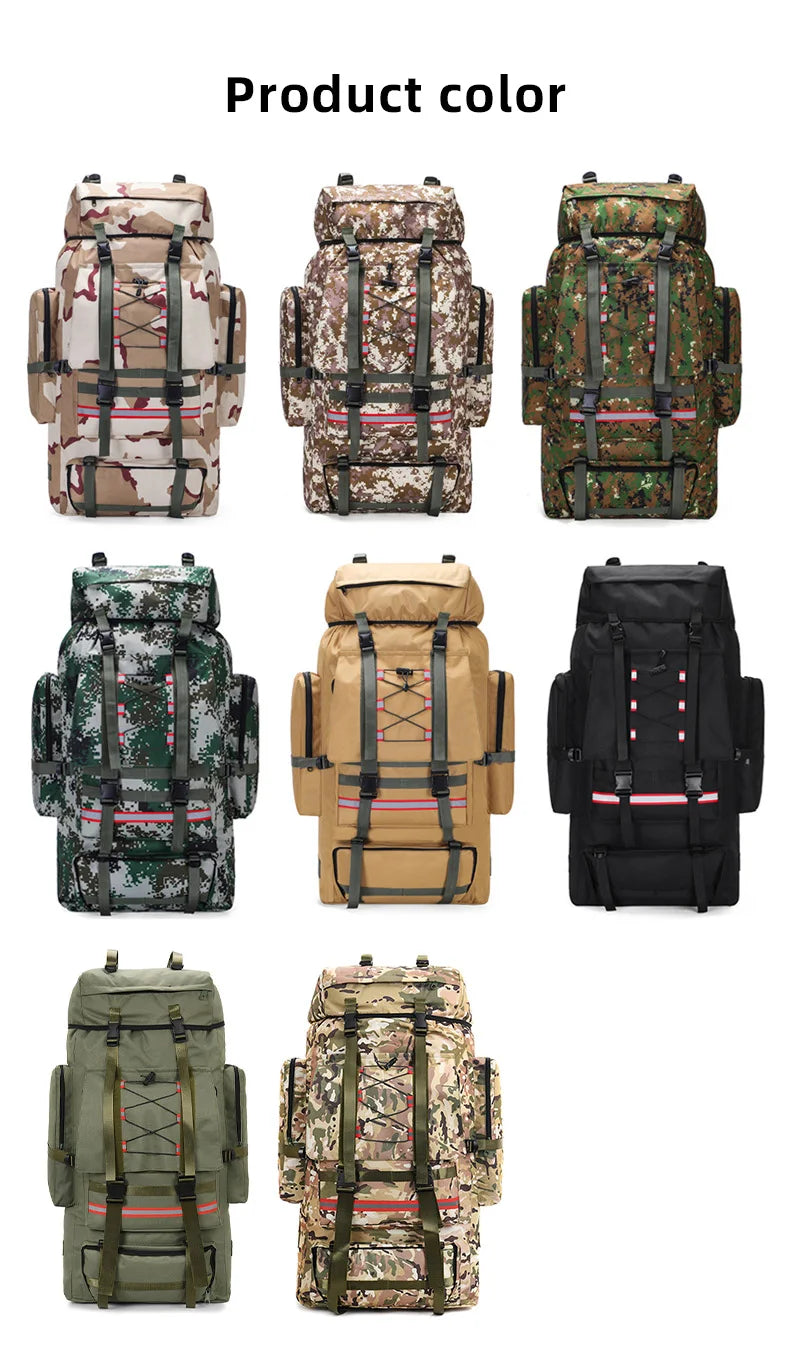 130L Adventure Ready Trekking Backpack for Men ATHLEXES
