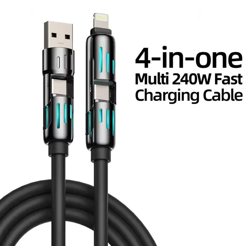 MaxCharge 4-in-1 Fast Charging Cable ATHLEXES