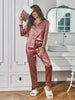 Solid Long Sleeve Pajama Set ATHLEXES