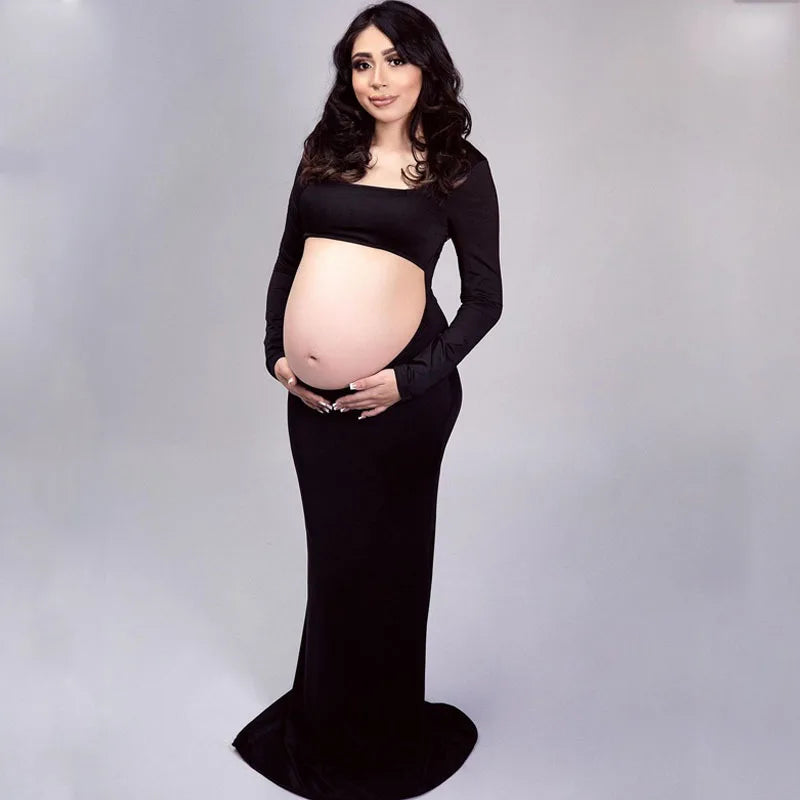 Elegant Maternity Bodycon Wedding Dress ATHLEXES