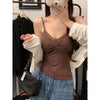 Vintage Y2K Lace Detail Crop Top ATHLEXES