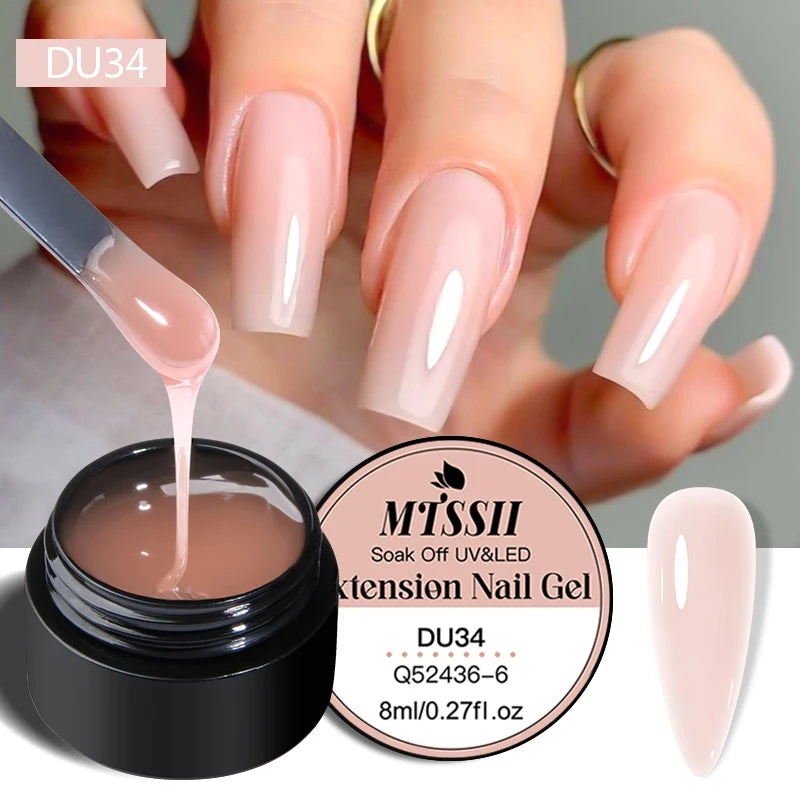 Mtssii 8ml Clear Nail Gel Art Extension & Carving Varnish ATHLEXES