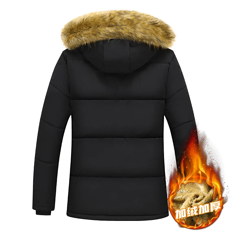 FleeceGuard Plus Size Winter Parka for Men ATHLEXES