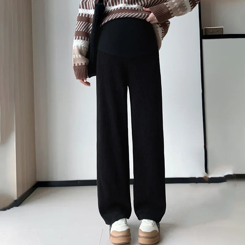 Chic Maternity Wide Leg High Waist Pants ATHLEXES