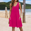 Summer Breeze Plus Size Pocket T-Shirt Dress ATHLEXES