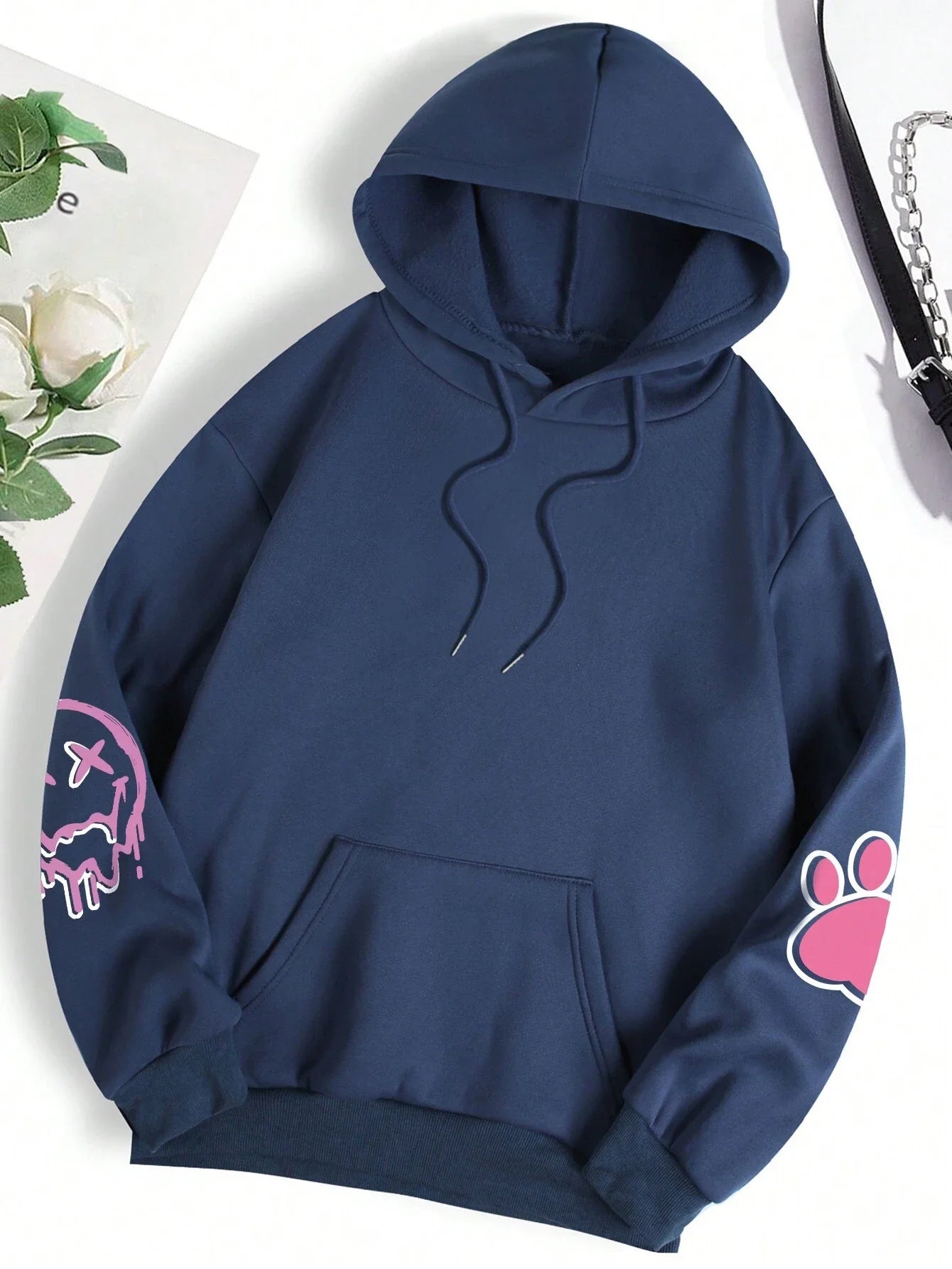Urban Style Oversized Printed Hoodie for Women ATHLEXES