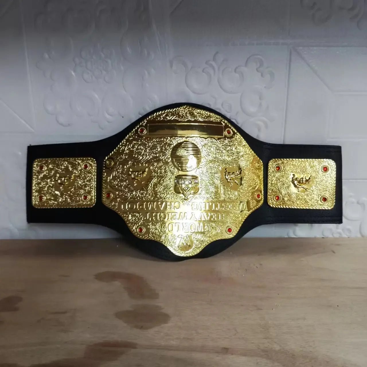 Gold Wrestling Trophy Belt for Halloween and Collectibles ATHLEXES