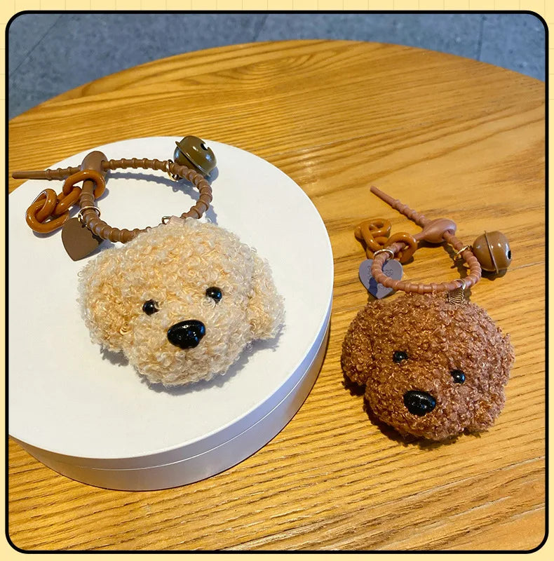 Plush Poodle Dog Keychain Charm for All ATHLEXES