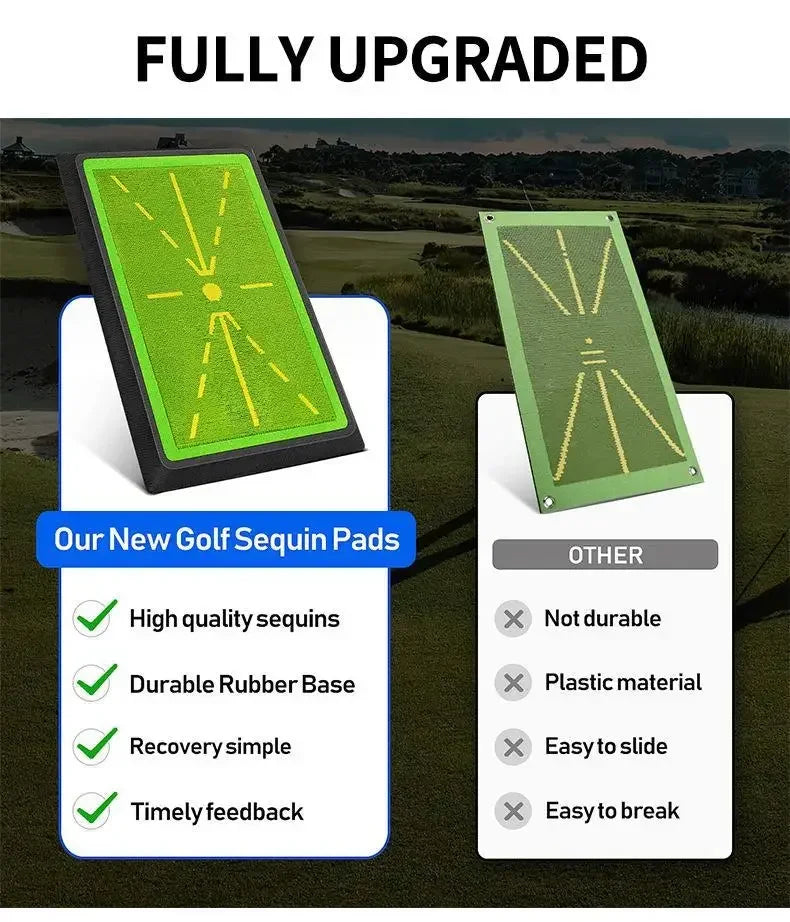 GolfStrike Training Mat for Perfecting Your Swing ATHLEXES