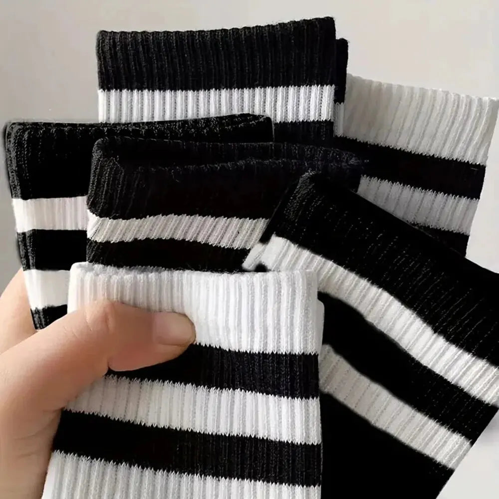Premium Men's Striped Casual Socks Set ATHLEXES