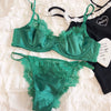 Sexy Underwear Set for Women Ultra-thin Lace Bra Thong ATHLEXES