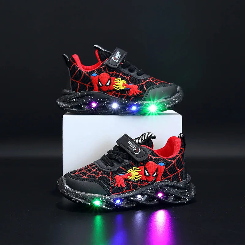 SpiderLight Kids LED Sneakers for Boys ATHLEXES