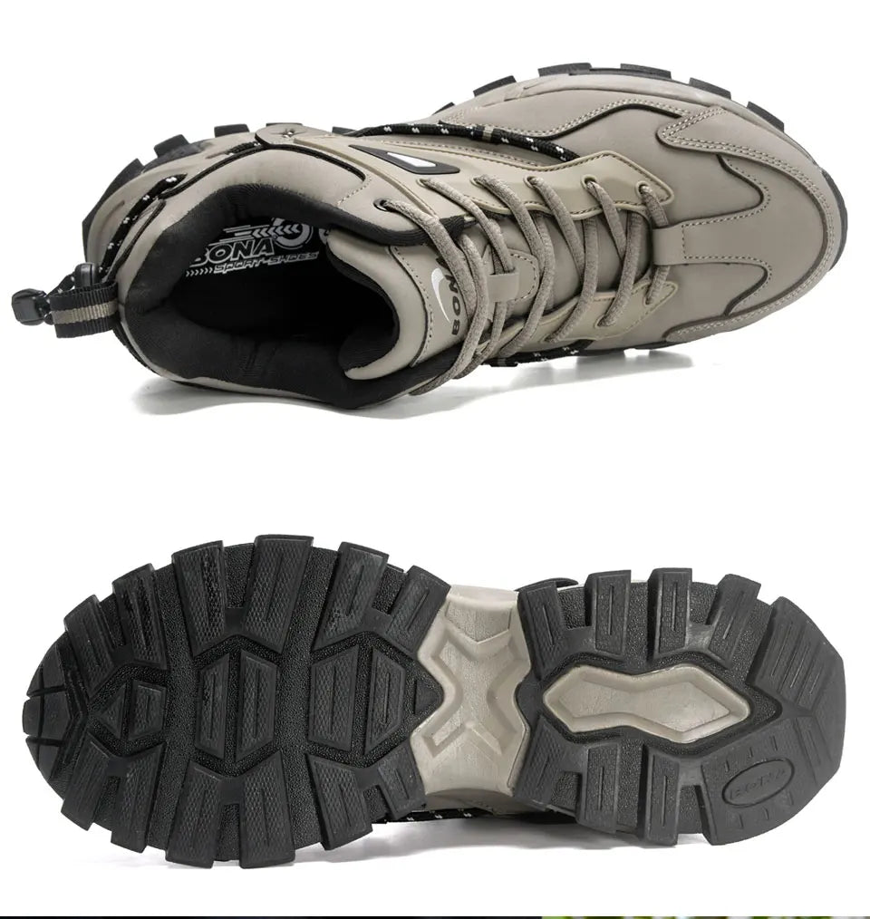 BONA 2022 Fashion Leather Breathable Casual Sneakers ATHLEXES