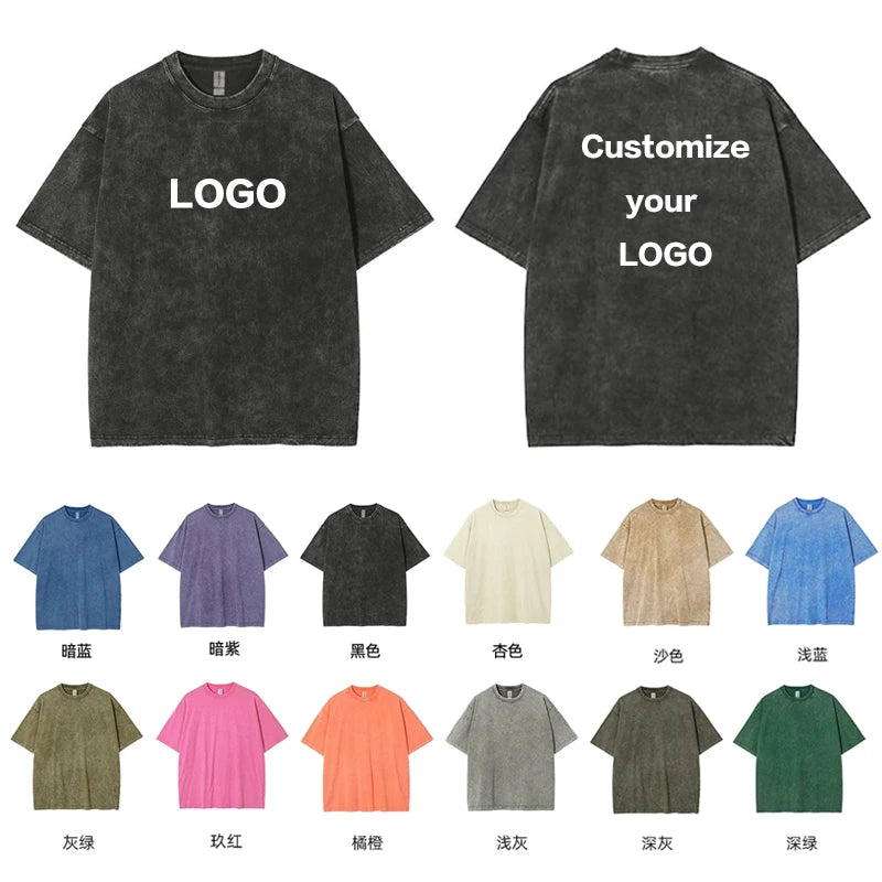 Heavyweight Washed Oversized Cotton T-Shirt ATHLEXES