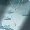 CANNER 925 Silver Devil Eyes Blue Zircon Pendant Necklace ATHLEXES