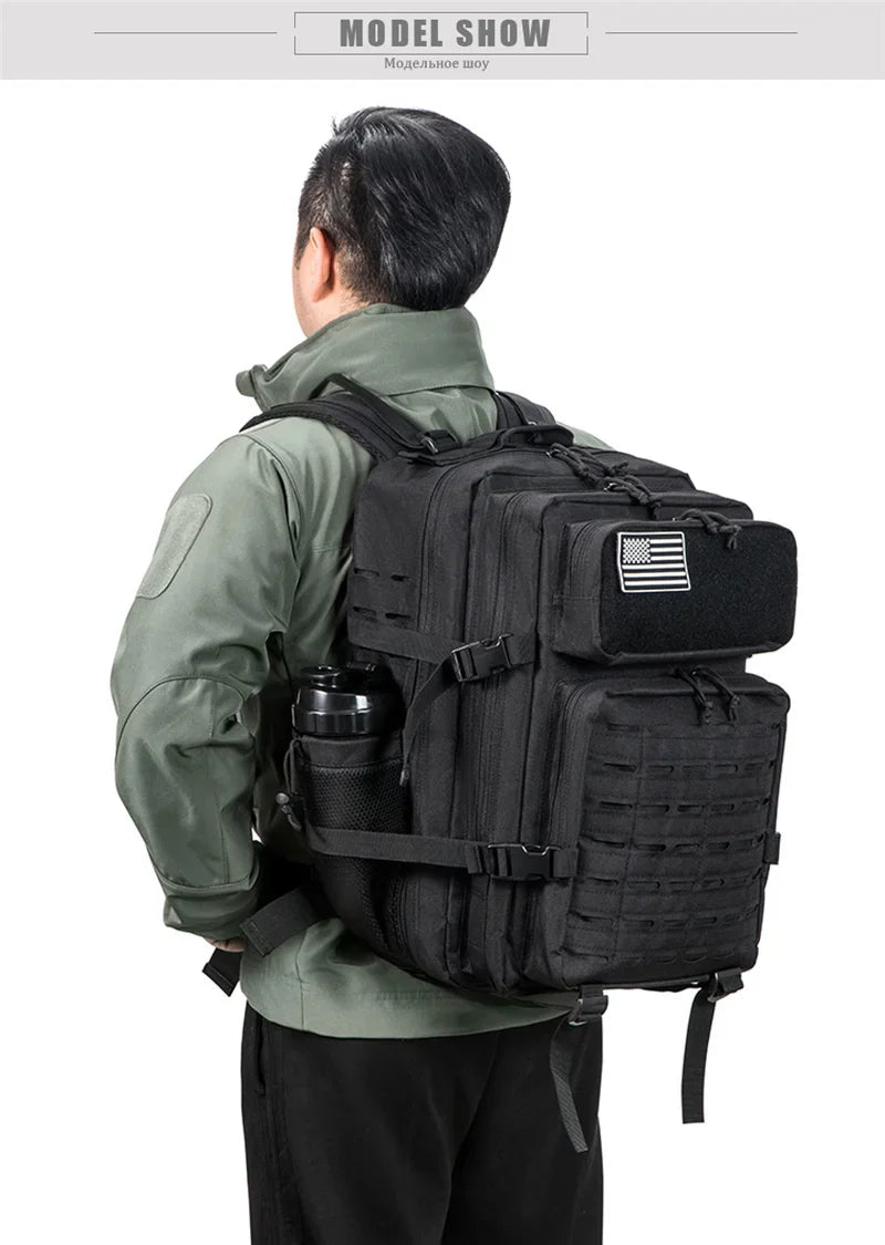 QT&QY 25L/45L Tactical Backpack for Outdoor Survival Use ATHLEXES