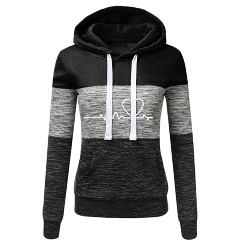 ChicFleece Color Block Hoodie for Women ATHLEXES