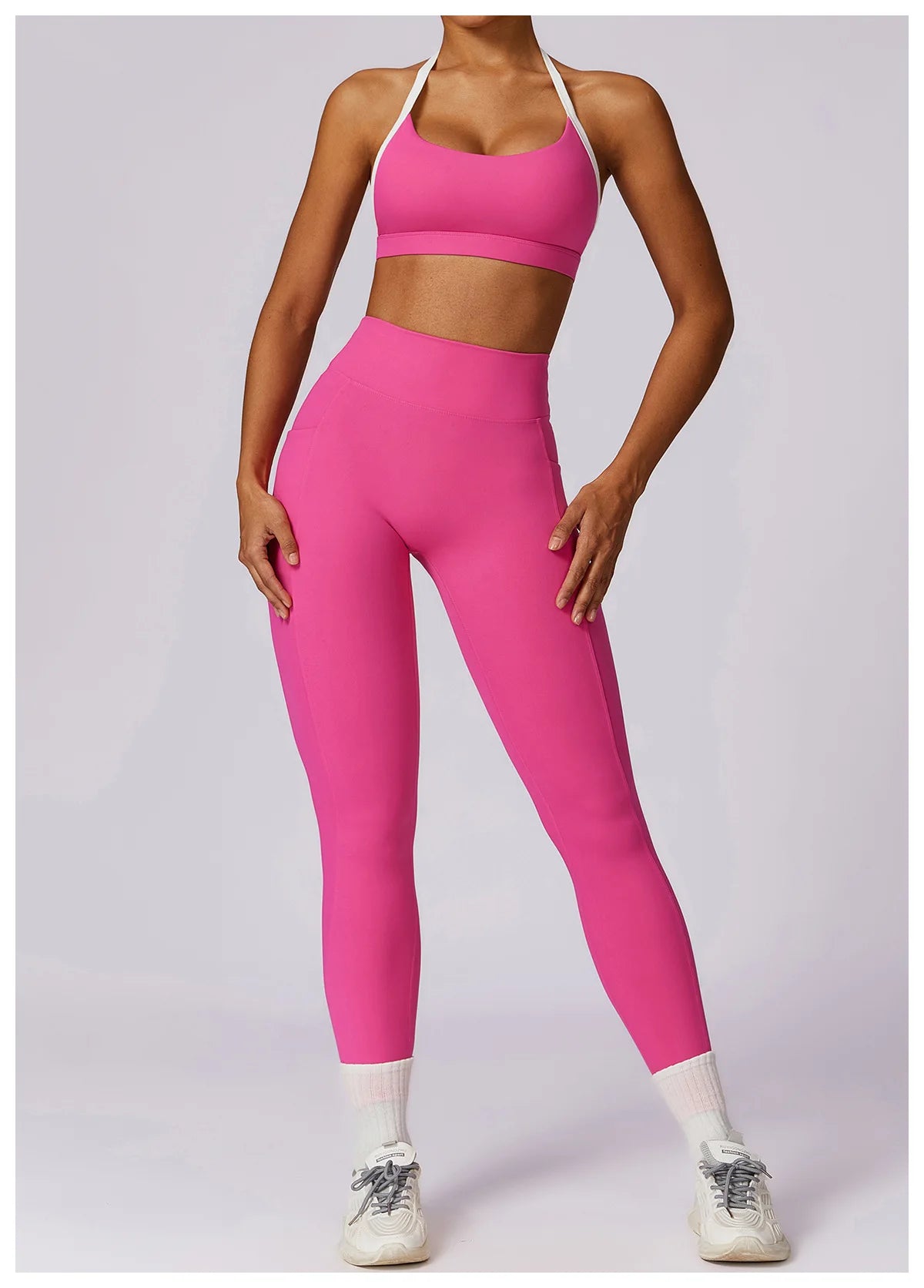 Premium Womenâ??s Yoga Set with Leggings and Bra ATHLEXES