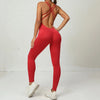 Sculpt & Dance Backless Bodycon Scrunch Jumpsuit for Women ATHLEXES