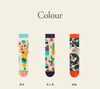 Colorful Cotton Women's Socks - Trendy Hedgehog & Sloth Designs ATHLEXES