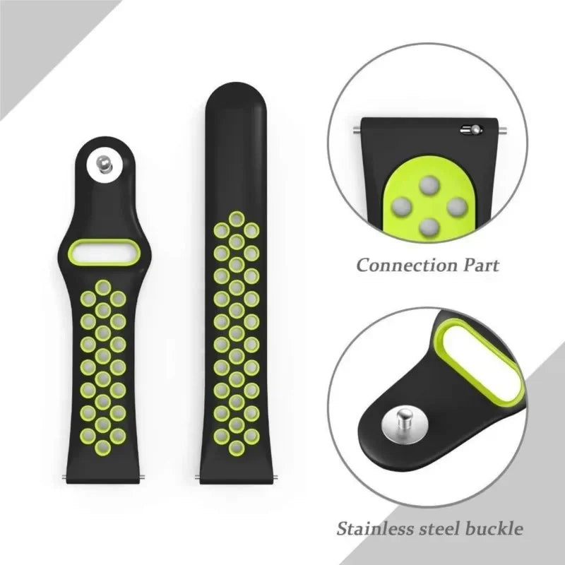 Amazfit GTS/GTR 20mm/22mm Silicone Sport Band ATHLEXES