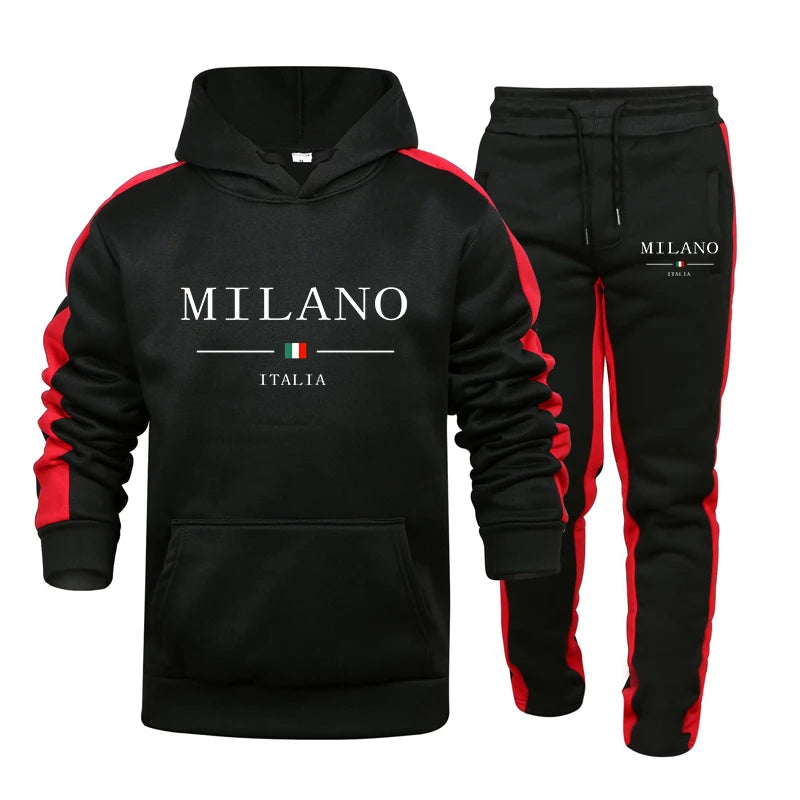 UrbanSport Men's Hooded Tracksuit Set ATHLEXES
