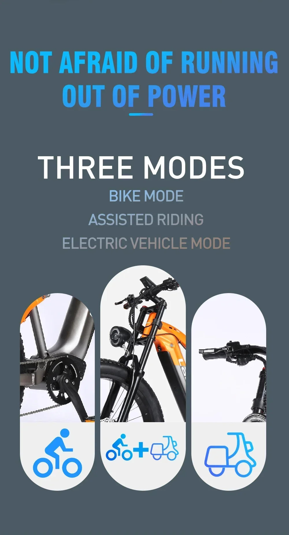 LAFLY-X800 1500W Off-Road Electric Bike 2024 ATHLEXES
