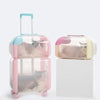 Plastic Portable Space Capsule Cat Bag Double Positions Transparency Large Capacity Trolley Case Cat Carriers Pet Products ATHLEXES