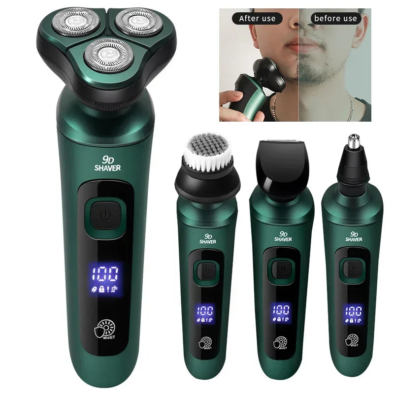Precision Pro LCD Electric Shaver with USB Rechargeable ATHLEXES