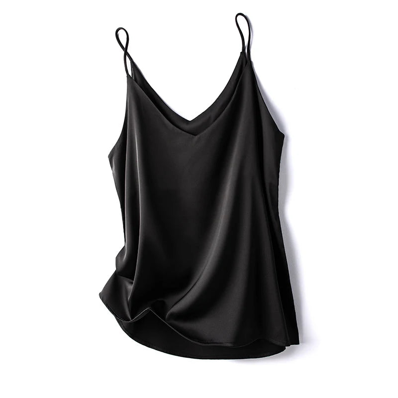 Chic Summer V-Neck Chiffon Tank Top ATHLEXES