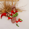 Elf Couple Plush Dolls: Festive Tree Ornaments ATHLEXES