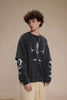 Stylish Printed Long Sleeved T-Shirt with Round Neck ATHLEXES