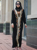 Elegant Sequin Beaded Muslim Abaya Dress ATHLEXES