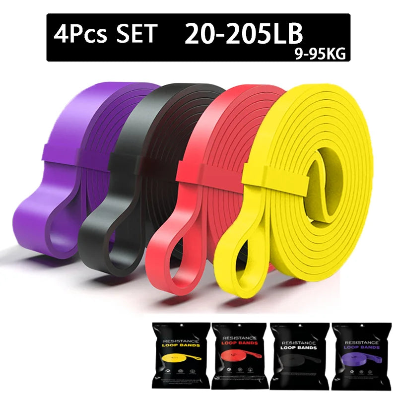 ProFlex 20-230lbs Resistance Band Set for Training ATHLEXES