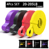 ProFlex 20-230lbs Resistance Band Set for Training ATHLEXES
