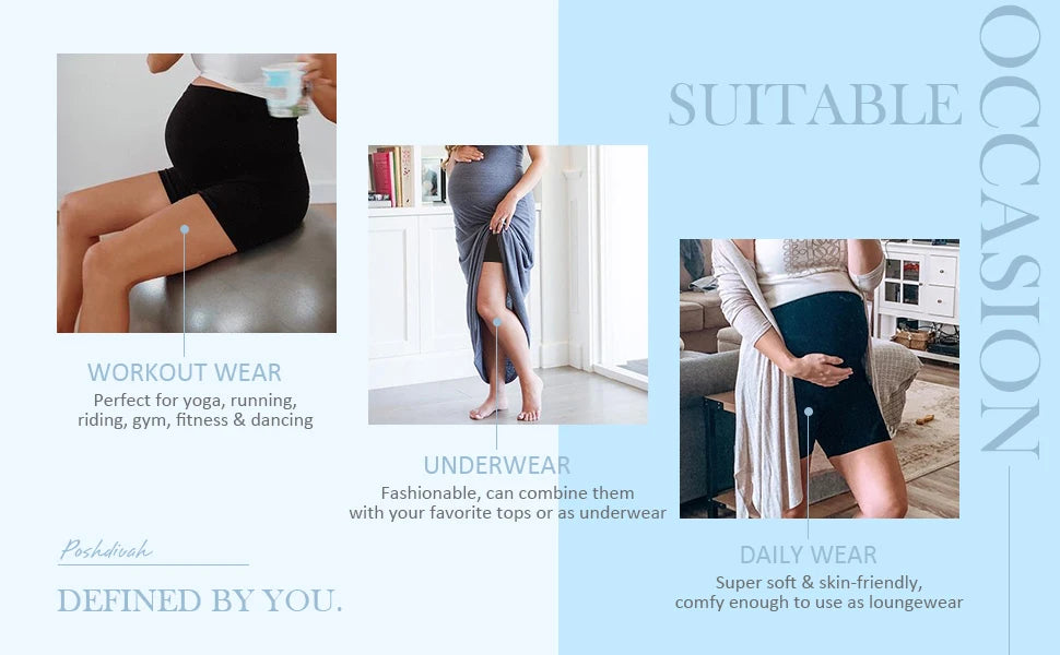 BellyGuard Maternity Active Yoga Shorts ATHLEXES
