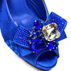 Royal Blue Elegance: Venus Chan Heel & Bag Set ATHLEXES