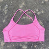 ChicFit Women's Yoga Sports Bra with Cross Back Design ATHLEXES