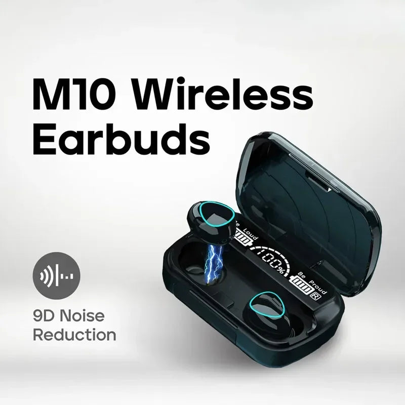 M10 Pro Bluetooth Noise Cancelling Earbuds ATHLEXES