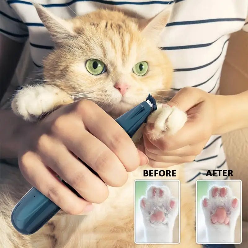 Pet Grooming Kit Dog Cat Paw Hair Clipper Trimmer LED Professional Dog Shaver Cutters Nail Grinding Machine Tools Supplies 2021 ATHLEXES