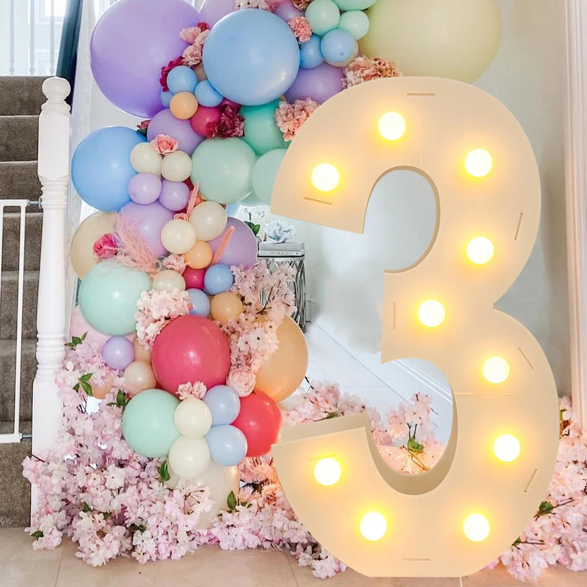 Giant LED Number Frame for Stunning Celebrations ATHLEXES