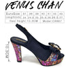 Royal Blue Elegance: Venus Chan Heel & Bag Set ATHLEXES
