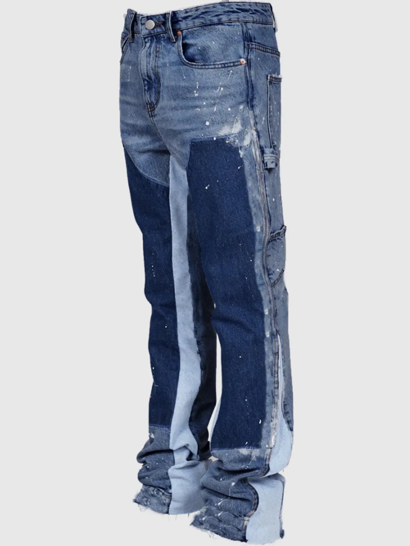 2025-mens-flared-patchwork-denim-work-pants ATHLEXES